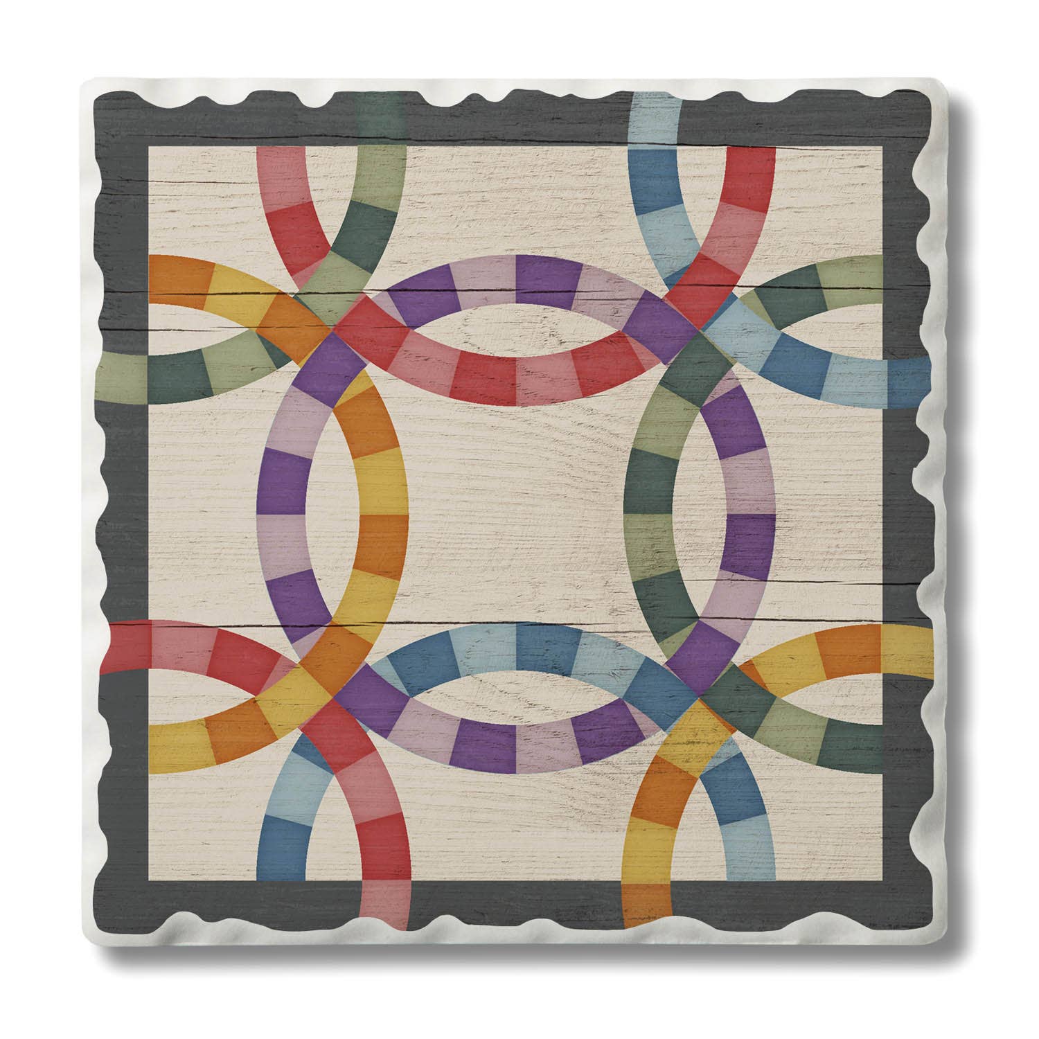 CounterArt/Highland Home/Thirstystone - Vendita all'ingrosso Espositore per rivenditori - Espositore singolo preconfezionato di sottobicchieri Barn Quilts12