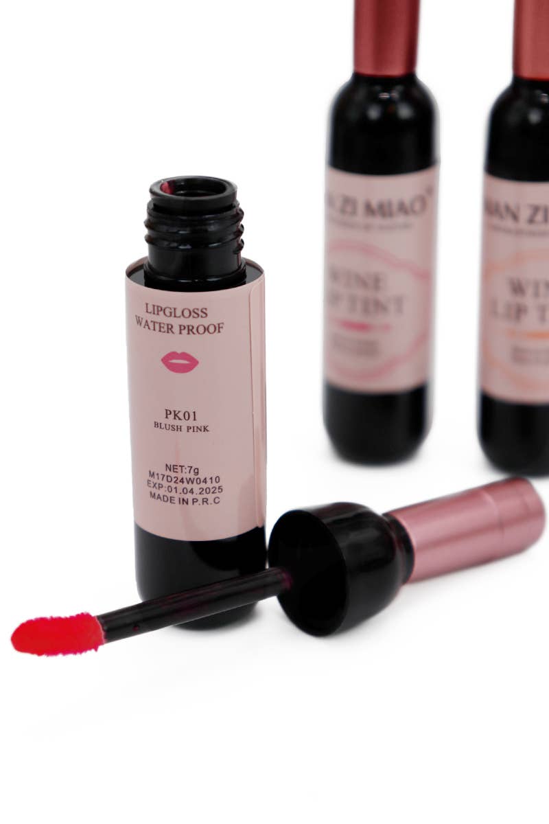 Sortiert Wein Matte Wasserdichter Lipgloss Souvenir - 24 Stück für den Großhandel auf Faire2