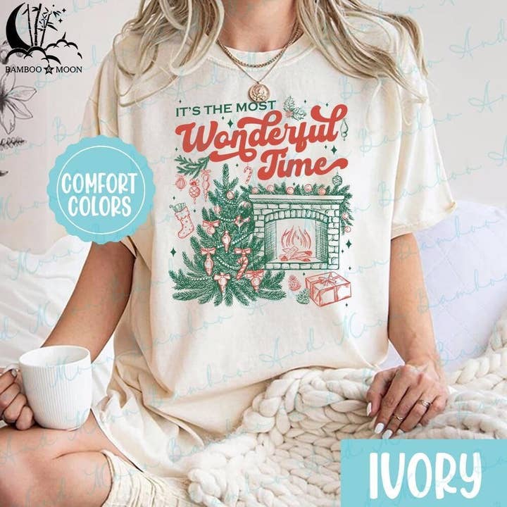 Christmas Time Vintage Tee - Most Wonderful Holiday Shirt for wholesale by TheKingShirt