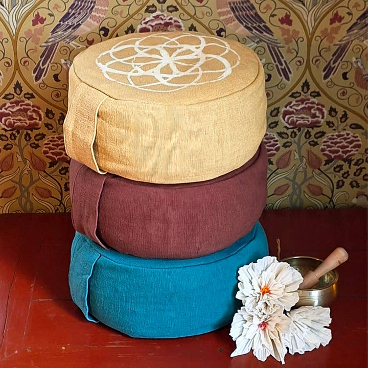 Yoga Pillow | Flower of Life for wholesale by Koperberg