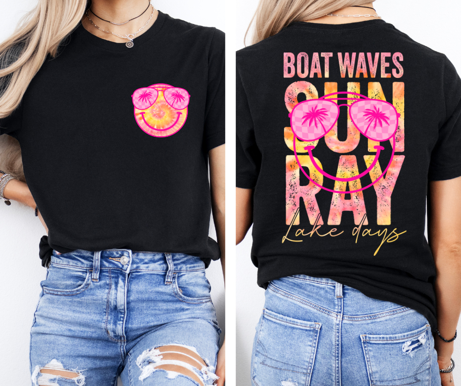 Southern Backroad Tees LLC – wholesale T-shirt (graphic) – women's – Lake Days Summer Tee 0