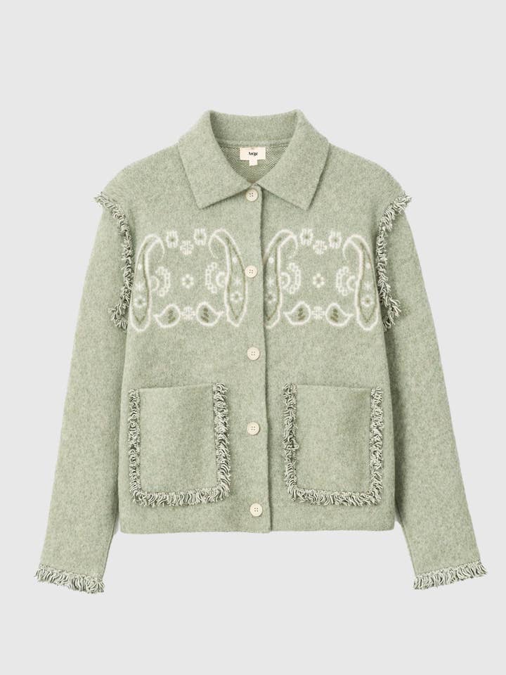 GILET NISANI tilleul pour la vente par An'ge