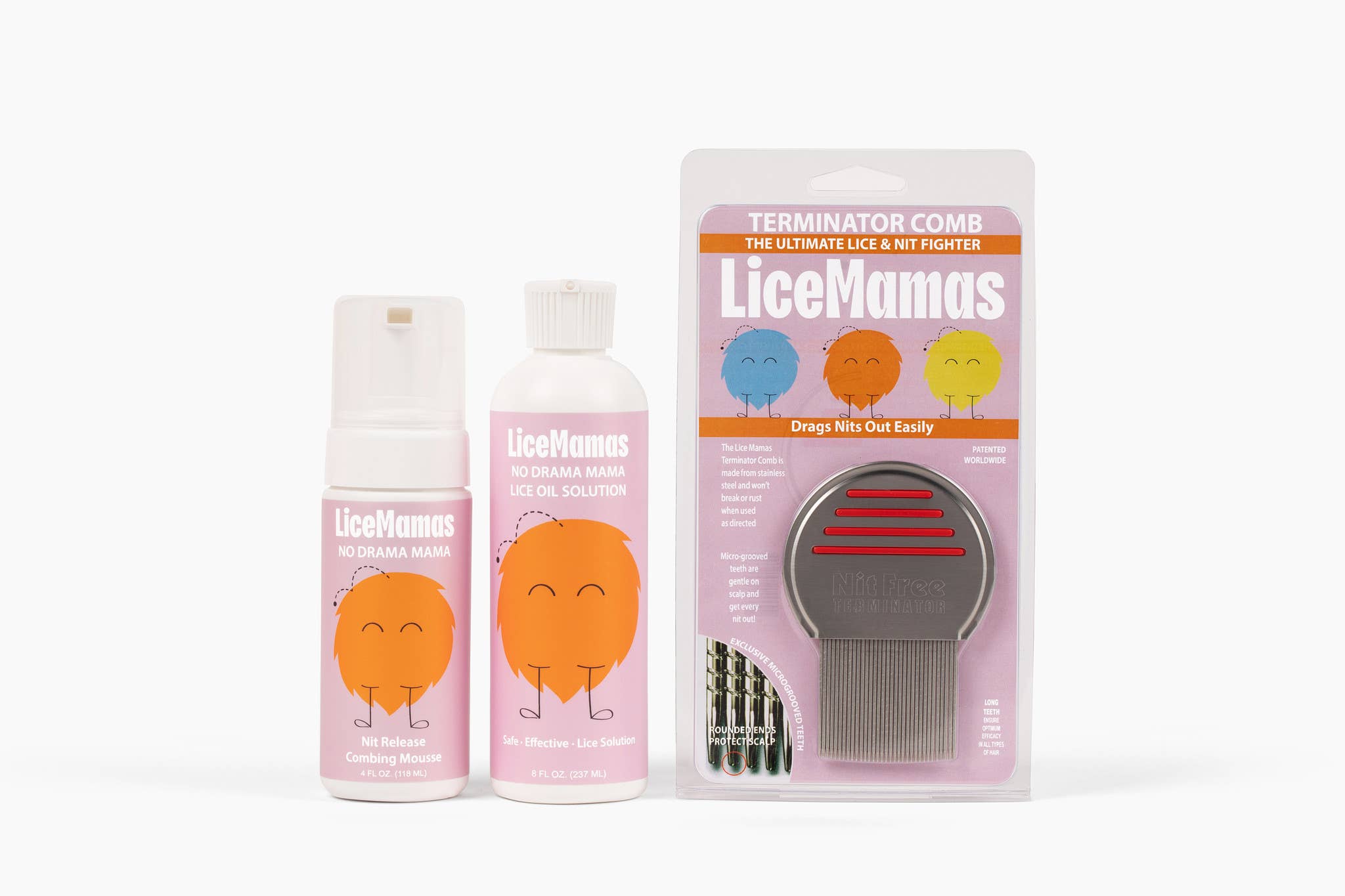 Lice Mamas, LLC - Wholesale Hair Conditioner - Lice Mamas Lice Treatment Kit – Oil, Mousse & Comb1