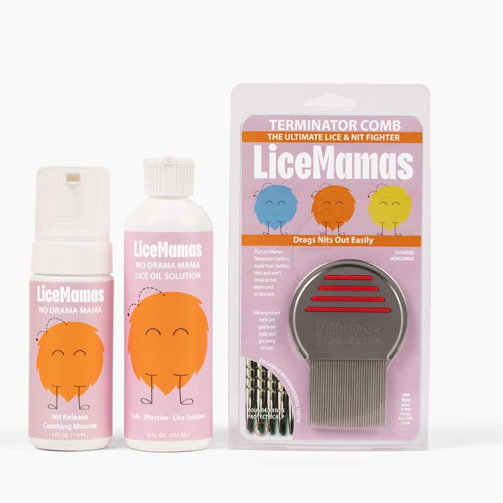 Lice Mamas, LLC - Wholesale Hair Conditioner - Lice Mamas Lice Treatment Kit – Oil, Mousse & Comb1