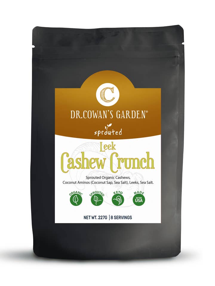 Gekruide Ontkiemde Noten – Prei Cashew Crunch voor wholesale door Dr. Cowan's Garden