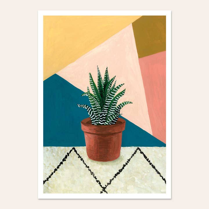Succulent Poster for wholesale by MÉLANIE VOITURIEZ