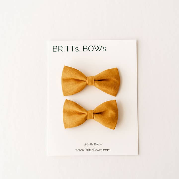 BRITTs. BOWs - Wholesale Hair Bow - Kids - Holiday Pigtail Bow Sets of 2
