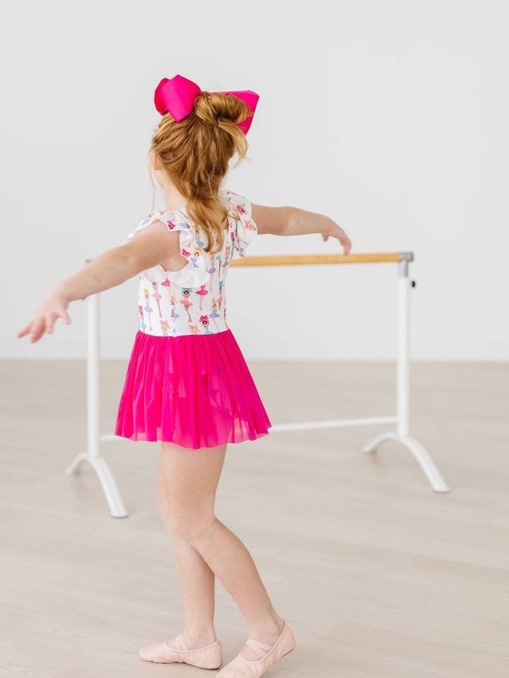 Mila & Rose - Wholesale Leotard - Kids - Ballerina Bows S/S Twirl Leotard