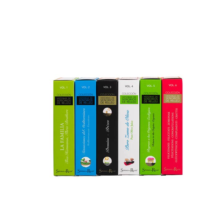 Señorios de Relleu SL - Wholesale Olive oil - GIFT BOX “LA FAMILIA” 3 x 100 ml olive oil5