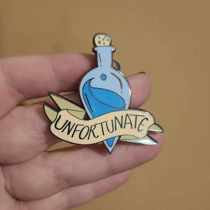 CatHead Pins - Wholesale Lapel Pin/Button - Unfortunate Potion Bottle Enamel Pin0