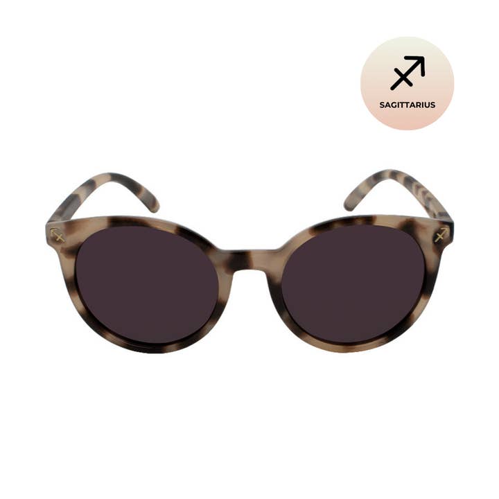 Zodiac Sunglasses | Sagittarius Tortoise for wholesale by Gleam Eyewear