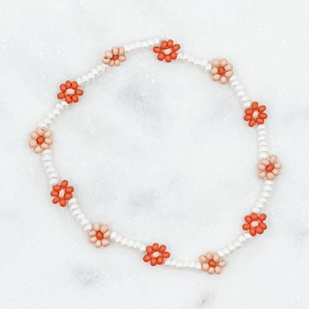 Bracelet/bracelet de cheville Desert Girl pour la vente par Dainty Daisy Bead Co.