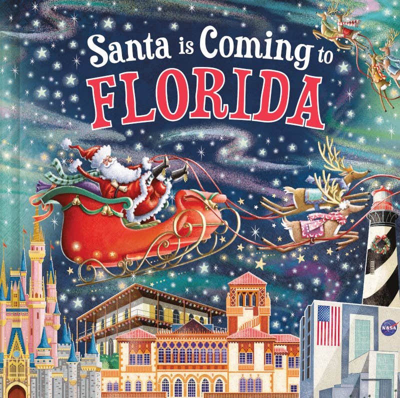 Sourcebooks - Wholesale Preschool Book (3-5) - Santa Is Coming to Florida0