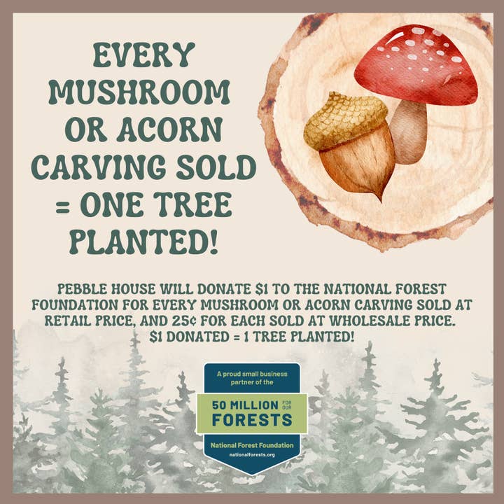 Pebble House - Wholesale Spiritual Stone/Crystal - Carnelian Mini Mushroom (Crystals & Stones)4