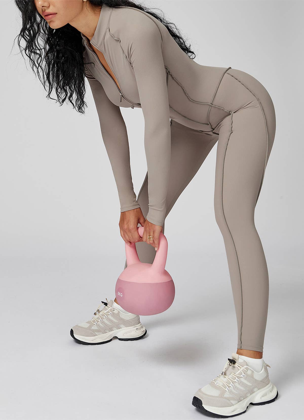 Crave by FW - Wholesale Unitard - Women's - Long Sleeve Zip Front Sport Jumpsuits One Yoga Rompers24