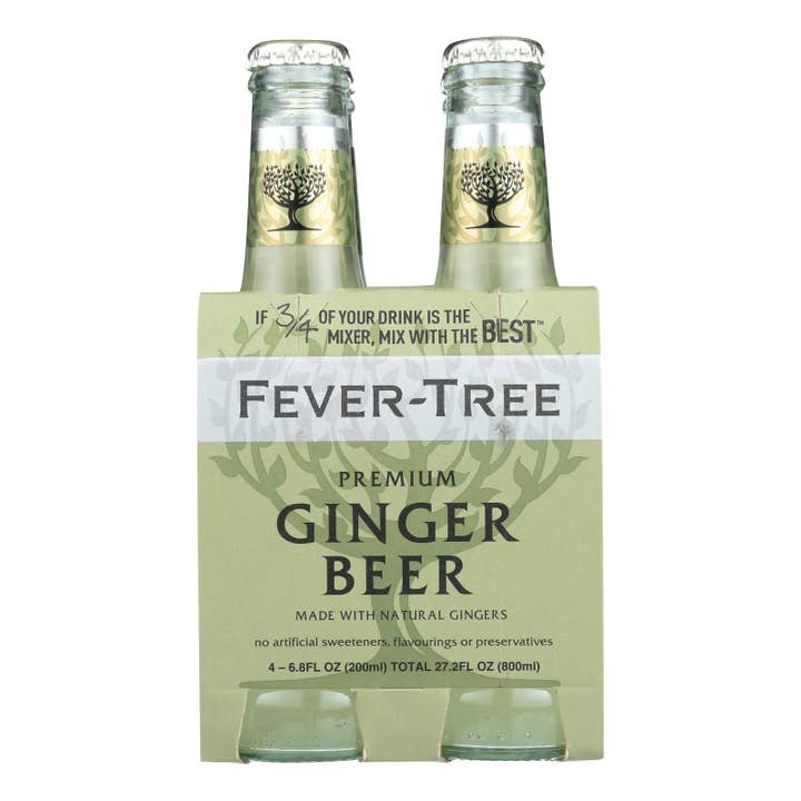 Everyday Supply Co - Wholesale Non-Alcoholic Spirits/Wine/Beer - Fever-Tree Ginger Beer - 6 Pack, 6.8 Fl Oz