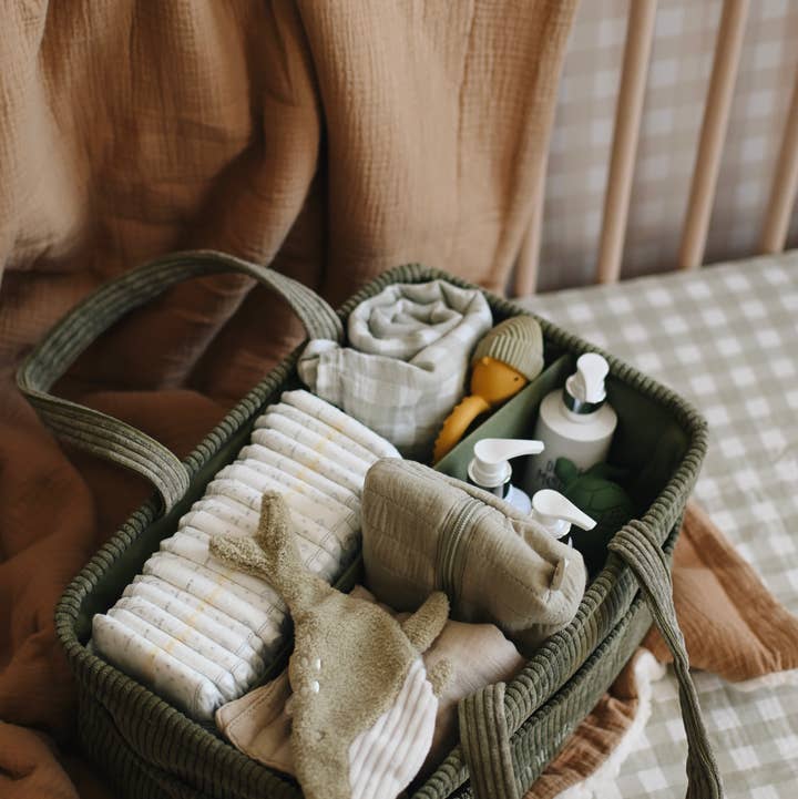 Organizador de pañales - Salvia para venta al por mayor de Minika