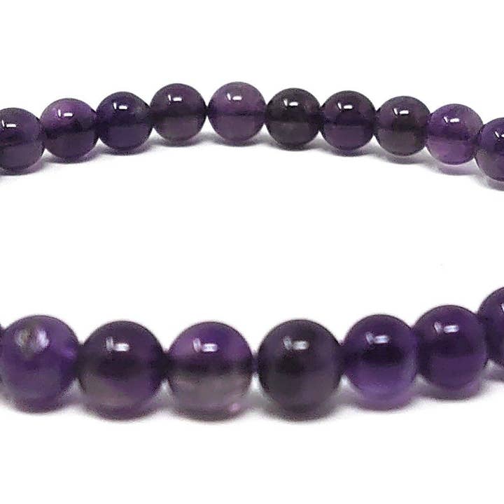 Armband Adulte Pierre Naturelle - Améthyste voor wholesale door Irréversible