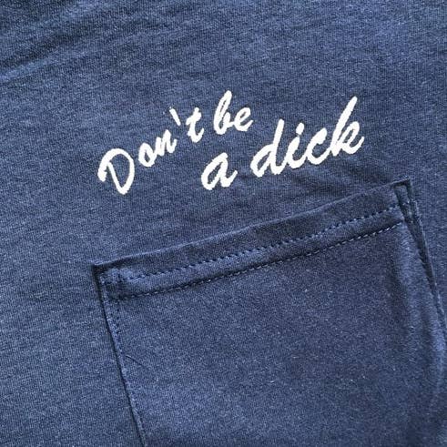 Azul marino - camisetas unisex bordadas para venta al por mayor de Stash Style