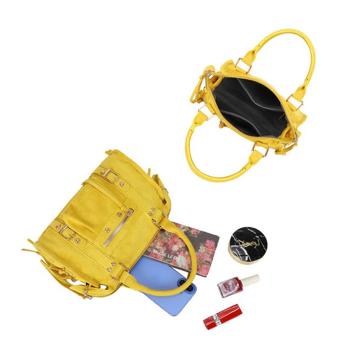 Gallantry - Venta al por mayor Bolso con correa - Mujer - Skyla Pequeño Ante Dorado27