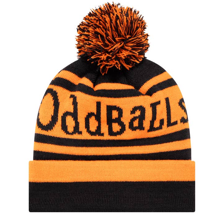 OddBalls - Wholesale Beanie - Unisex - Orange | Black - Bobble Hat