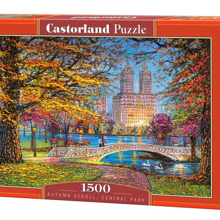 1500-teiliges Puzzle, Autumn Stroll, Central Park, NY, New York, Cityscape, Puzzles für Erwachsene, Castorland C-151844-2 für den Großhandel von CASTORLAND by Bridge Toys
