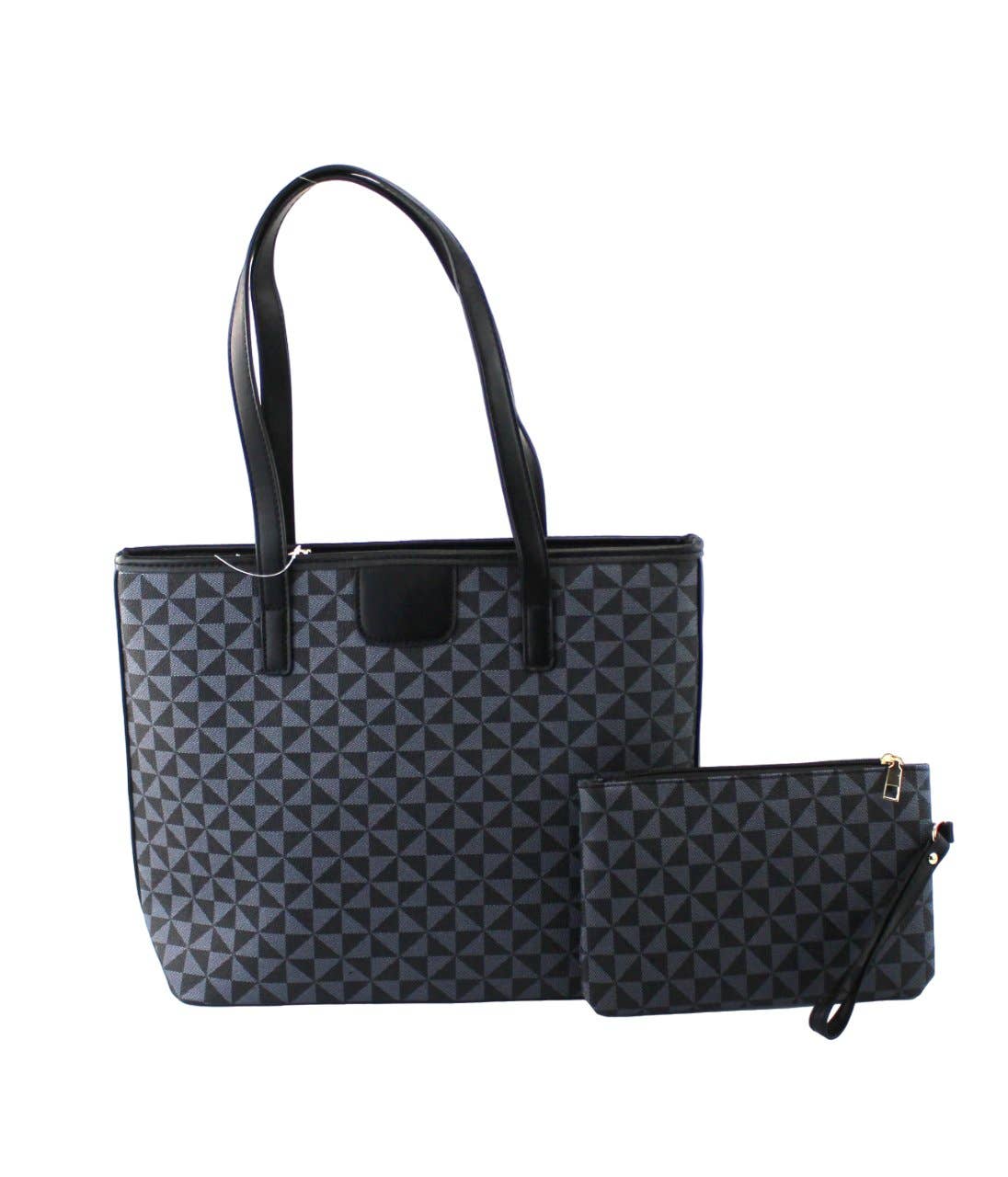 AR New York - Vendita all'ingrosso Borsa tote - Donna - 7873 - Borsa a tracolla alla moda con motivo geomatrico16