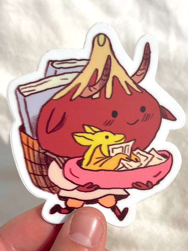 Comic Bowl Sticker for wholesale by Natalie Andrewson