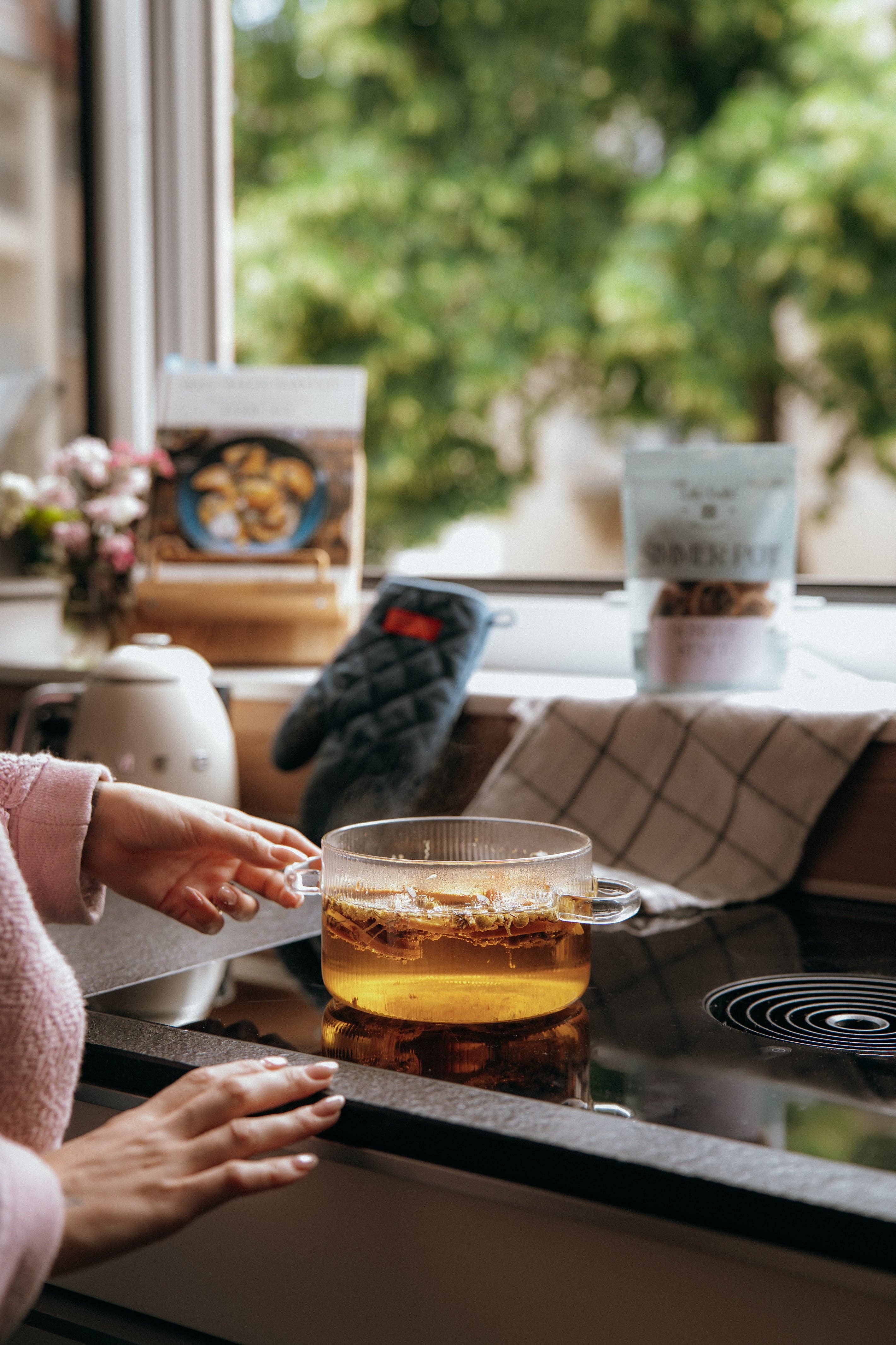 Lily Belle Boutique – Pot-pourri por atacado – Panela de Vidro e Madeira para Infusão | Potpourri para Fogão5