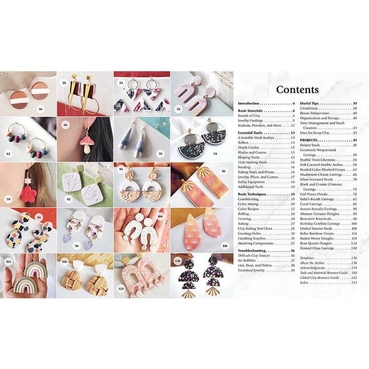 Fox Chapel Publishing - Wholesale DIY Craft Kit - Making Polymer Clay Earrings -Step by Step Beginner Projects2