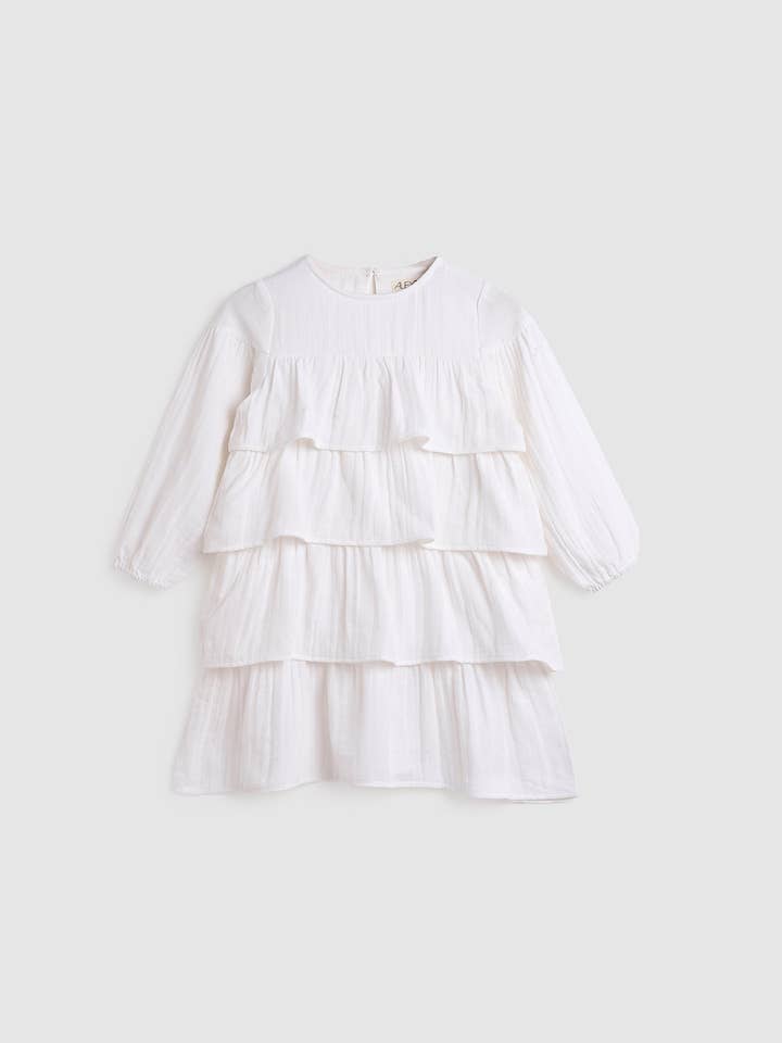 Frou Frou Klänning - Naturfärgad för wholesale av Alex & Ant