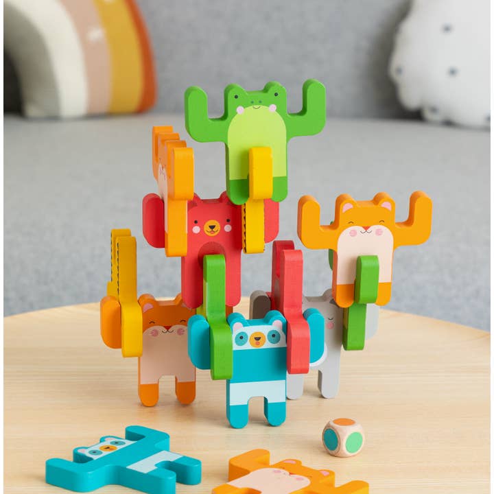 Chronicle Books - Wholesale Stacking Game - Animal Acrobats Balance Game5