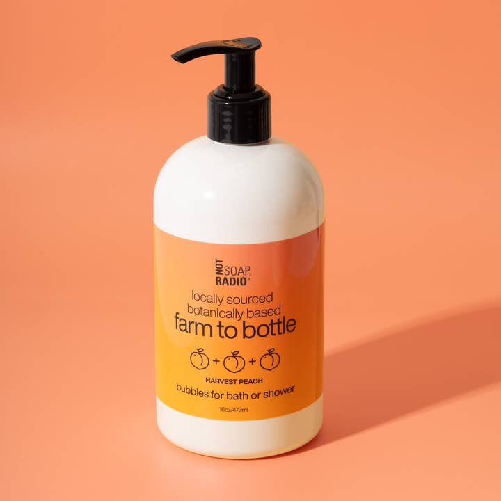 Not Soap, Radio - Wholesale Body Wash/Shower Gel - harvest peach <b>bath/shower gel</b>2