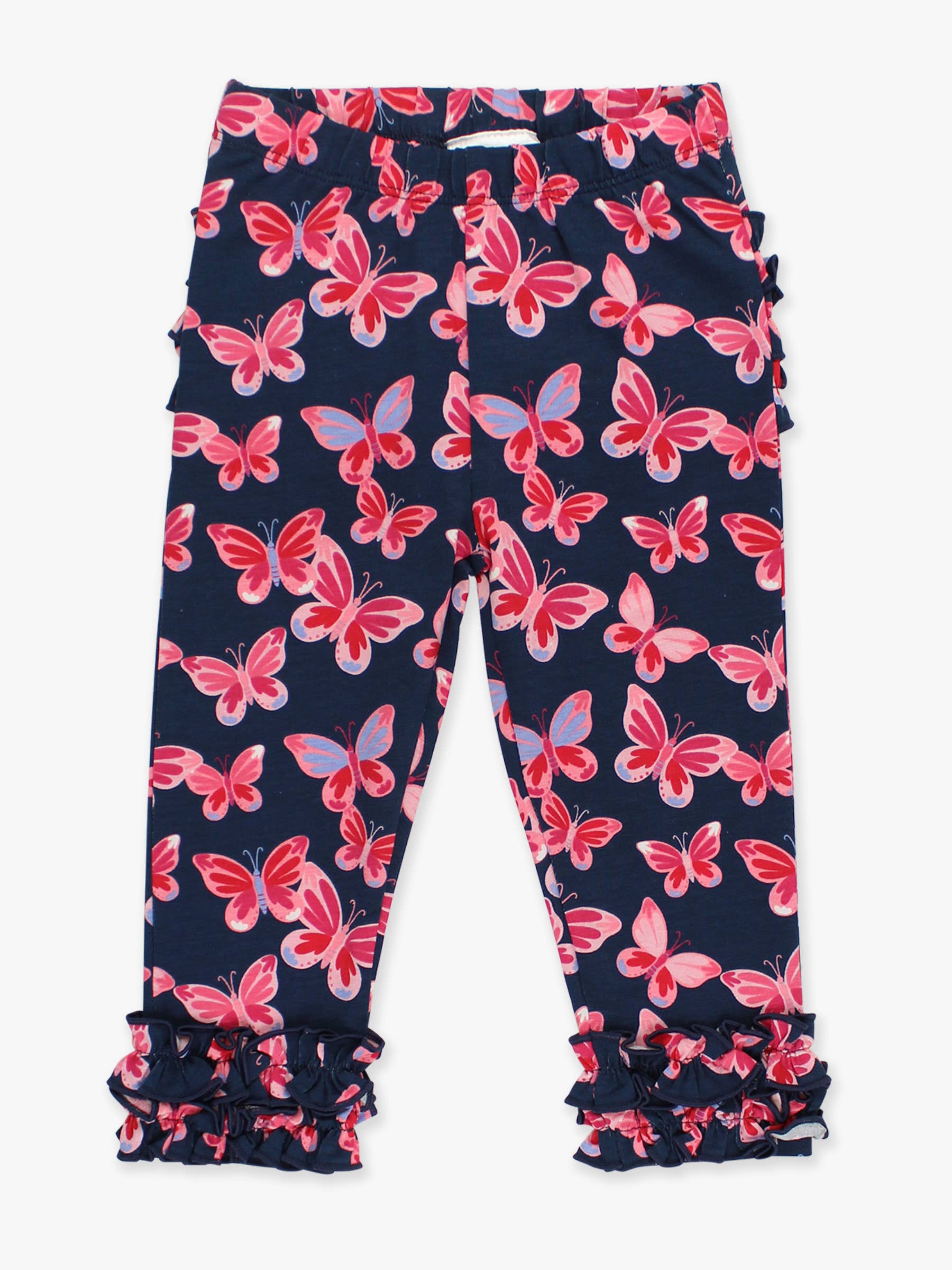 Armada Leggings Clásicos con Volantes y Mariposas para Niñas Pequeñas con Volantes Característicos en la Parte Trasera de venta al por mayor en Faire9