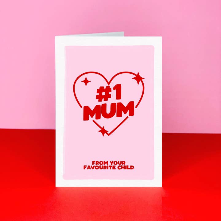 The Card Edit - Venta al por mayor Tarjetas de cumpleaños - Tarjeta de cumpleaños número 1 para mamá, tarjeta para mamá número uno, tarjeta para mamá