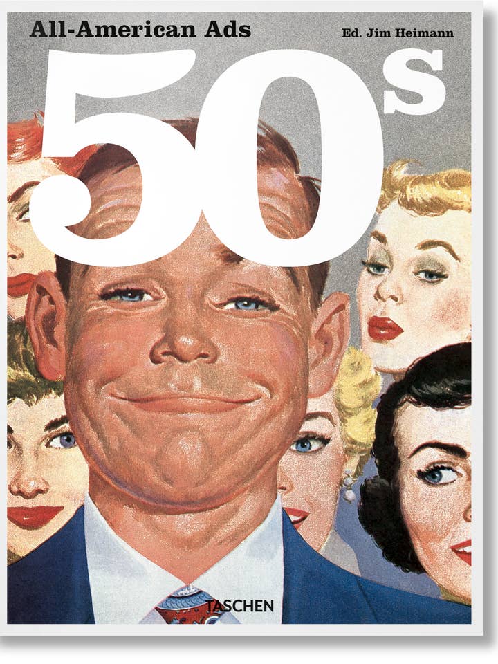 All-American Ads of the 50s (German, French, English) for wholesale by TASCHEN America