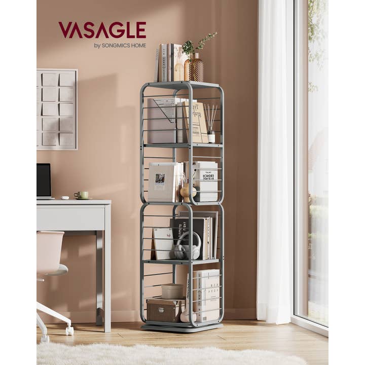 4-vånings roterande bokhylla med bokstöd 2- för wholesale av Greenwestons