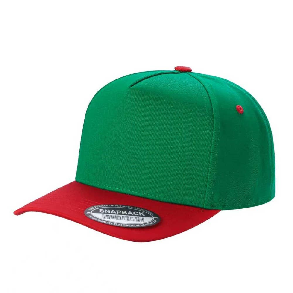 DOBBI - Wholesale Flat Brim Cap - Unisex - 5 Panel Snapback Caps78