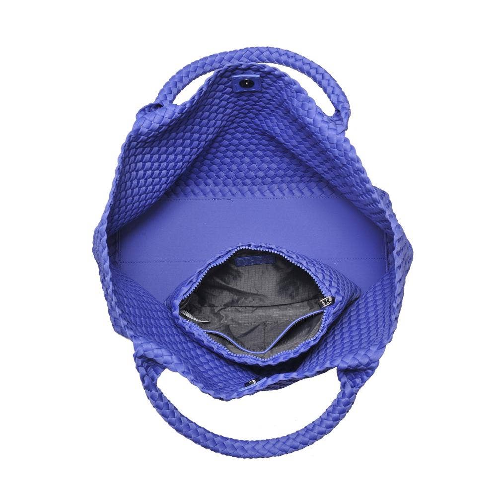 Sol and Selene – Großhandel Tragetasche – Damen – Große gewebte Neopren-Tasche "Sky's The Limit"71