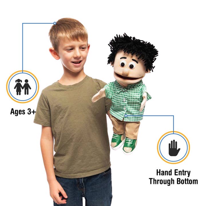 Silly Puppets - Wholesale Puppet - Kids & Baby - Silly Puppets Kenny, Peach Skin (14")1