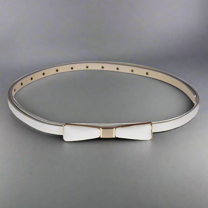 Tatyana Clothing - Wholesale Belt - Women's - Adjustable Length Retro-Inspired Metal Bow Belt2