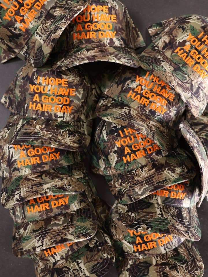 I Hope You Have A Good Hair Day hat for wholesale by Electric label