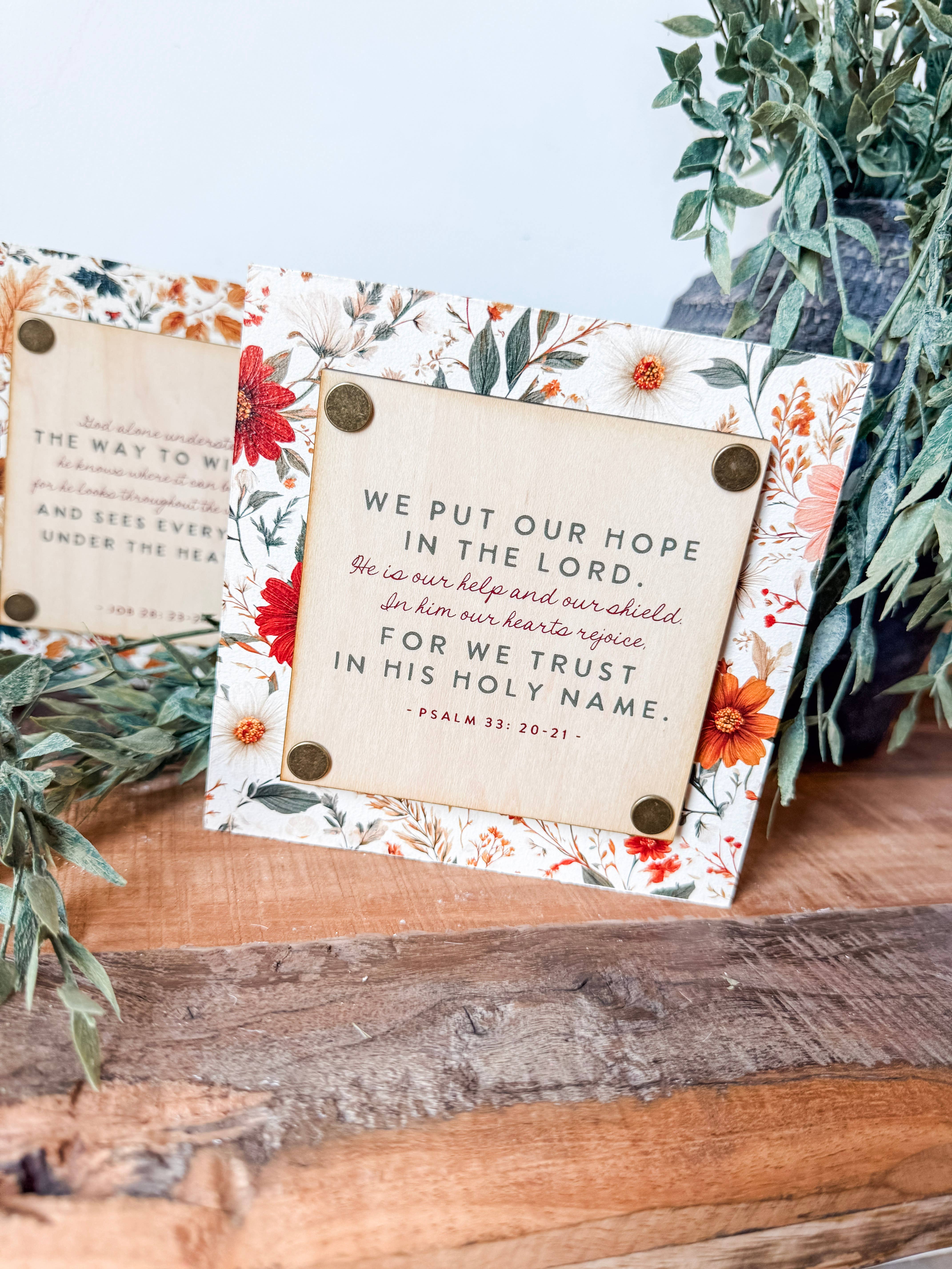 WillowBee Signs & Designs - Wholesale Sign - Bible Verse Mini Block Sign1