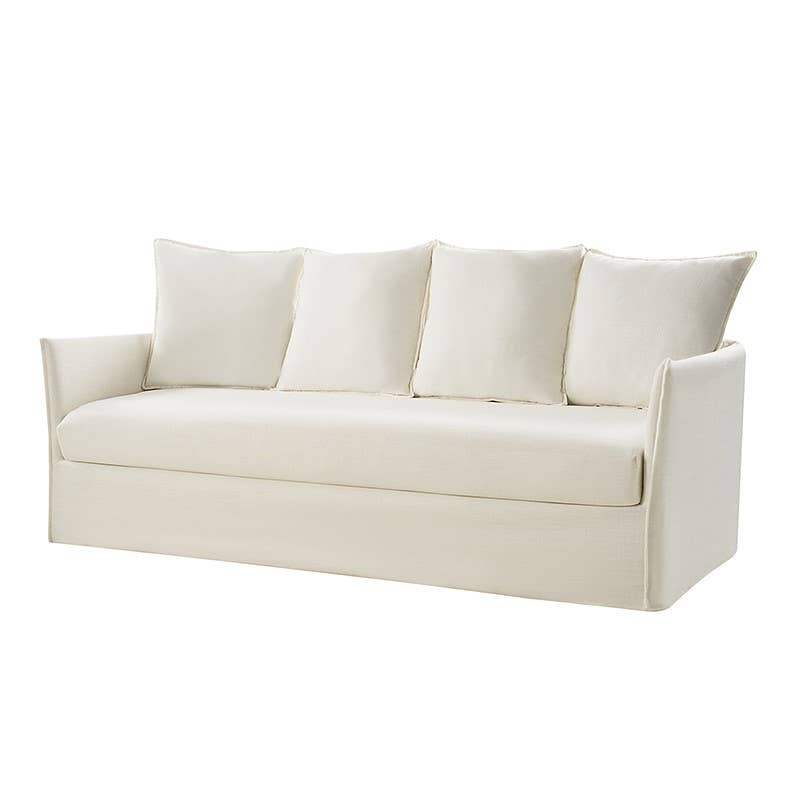 White Severin Slipcovered Sofa for wholesale on Faire1