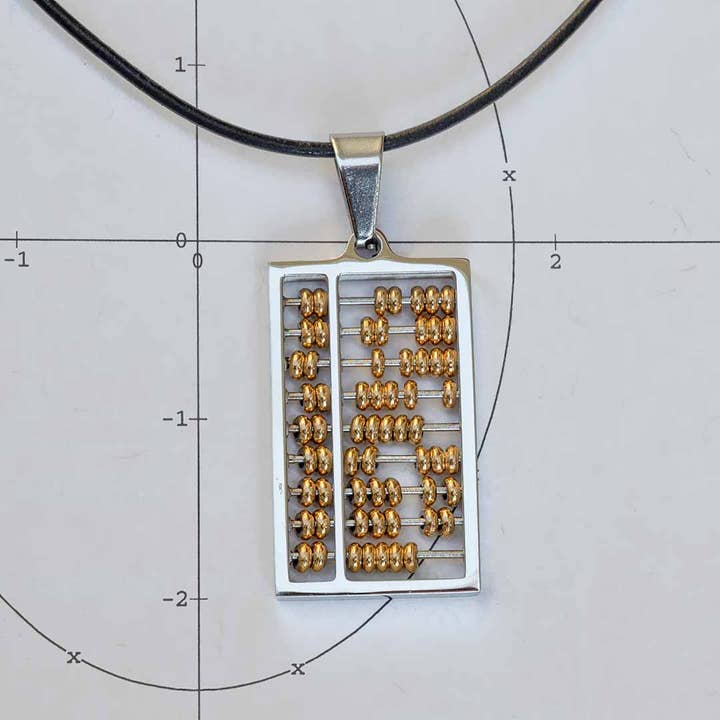 Boutique Academia - Wholesale Pendant/Charm Necklace - Abacus Necklace7