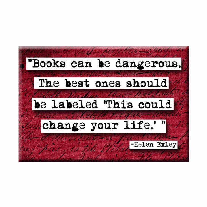 Helen Exley Book Quote Magnet for wholesale by ChicalooKate