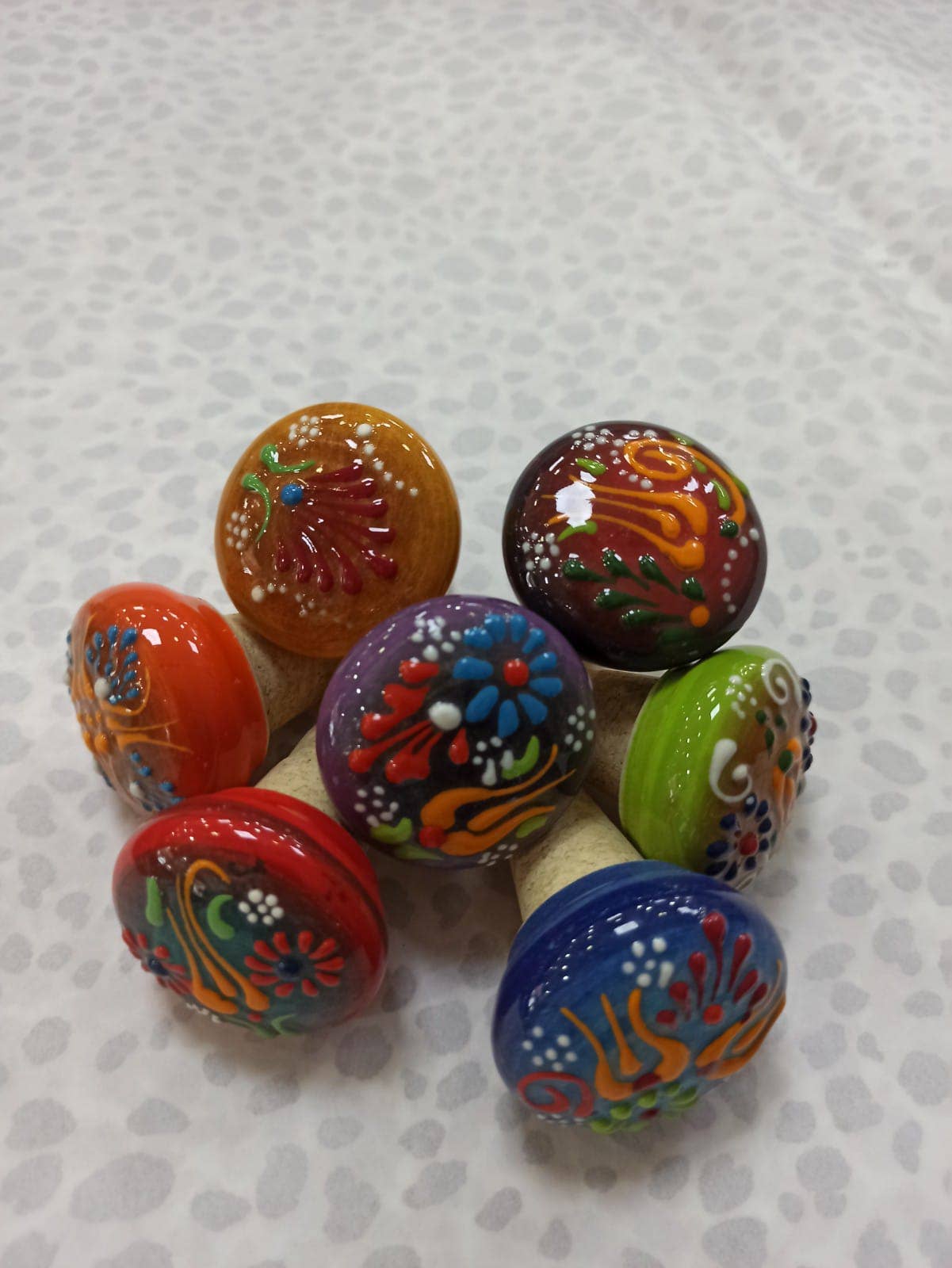 Mediterranean Collection - Wholesale Wine Stopper - Handpainted Ceramic Wine Stopper Bundle - 30 Pcs Assorted2