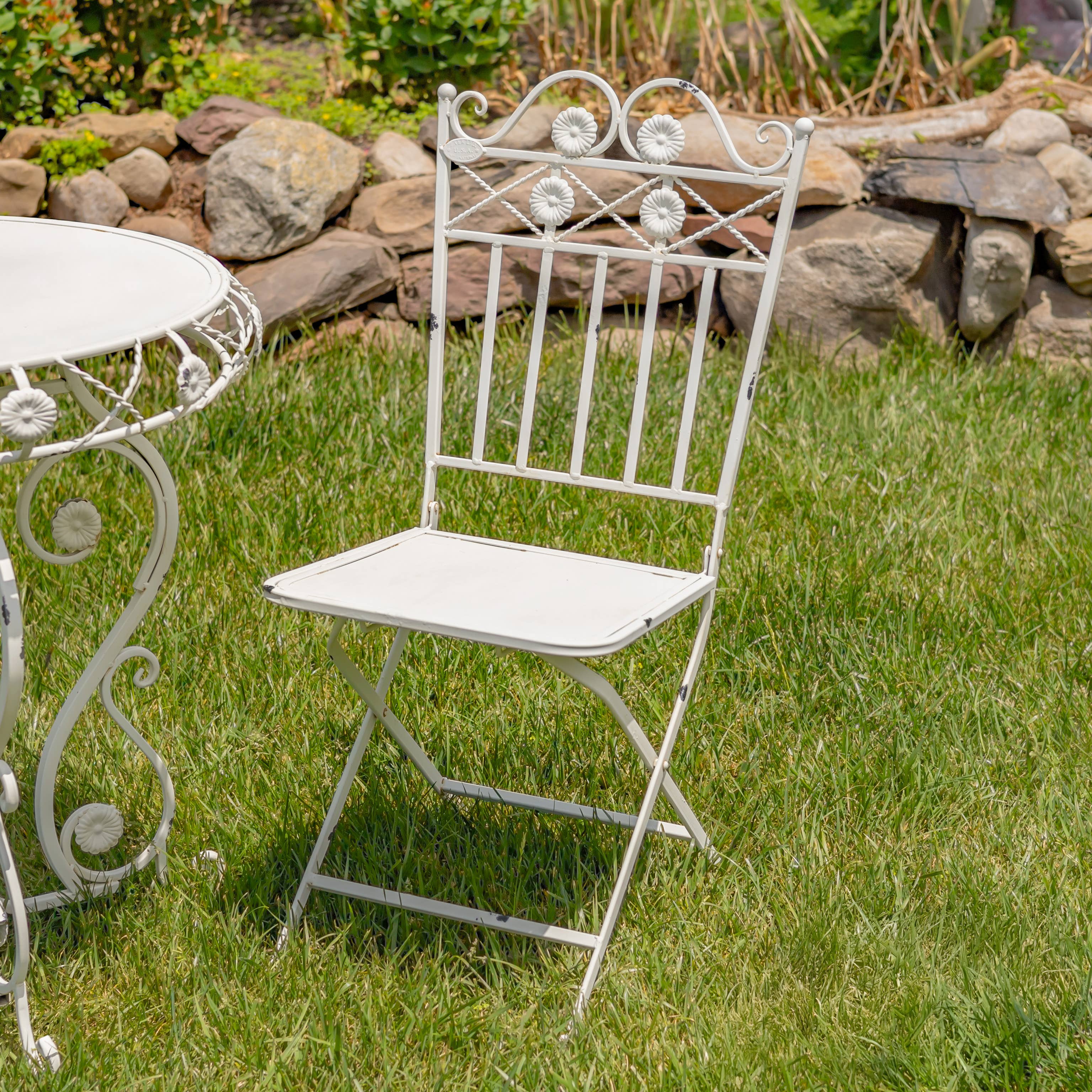 Zaer Ltd. International - Wholesale Patio Set - "Copenhagen 1843" Round Chair and Table- 3PC/ST- 3 Colors17