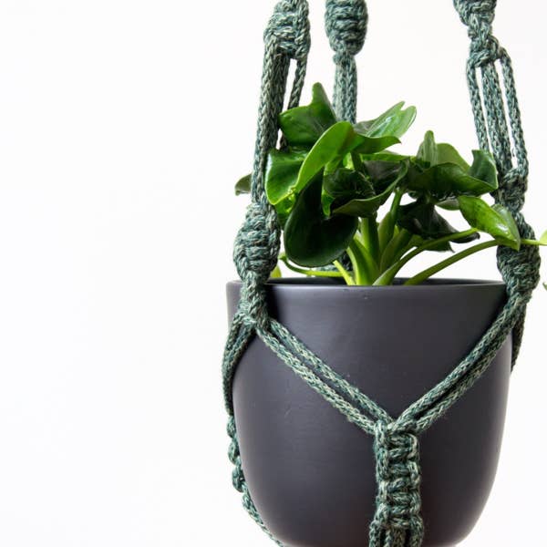 Cabide macramé verde escuro por atacado de Desired-Design