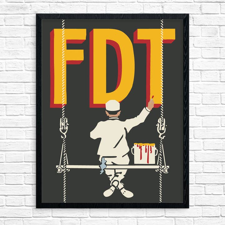 11" x 14 FDT Skyltmålare Tryck för wholesale av Fridgedoor